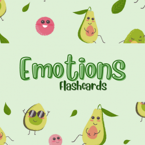 Emotions Flashcard Sheets for Kids