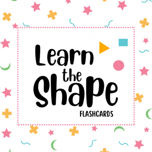 Learn the Shapes Colorful Flashcard Sheets