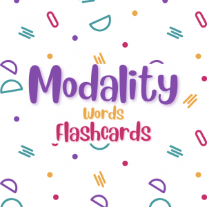 Modality Words Flashcards