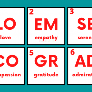 Periodic Table of Emotions Classroom Display Flashcards