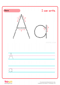 Alphabet Handwriting Printable Worksheets - Kidpid