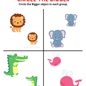 Big & Small Worksheets for Preschool - Free Printables