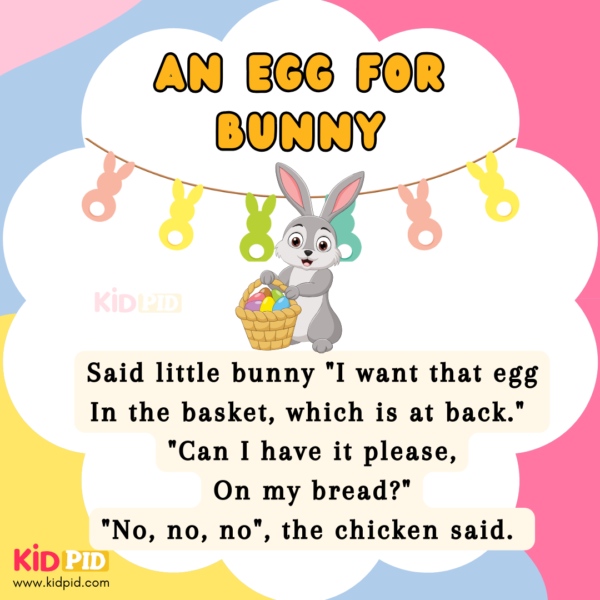 An Egg For Bunny - Small Poems for Kids