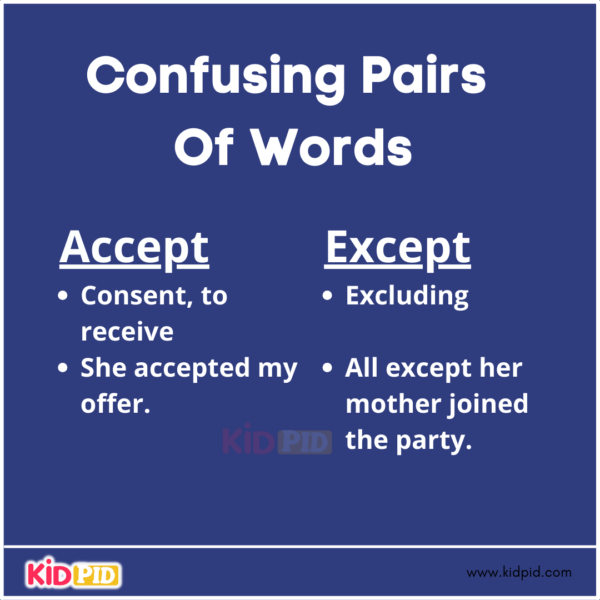 Common Confusing English Words with Meaning