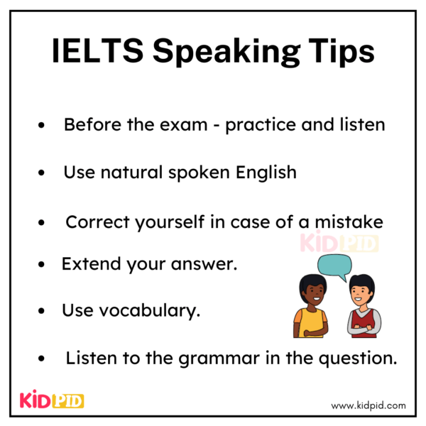 Useful IELTS Speaking Tips - 1