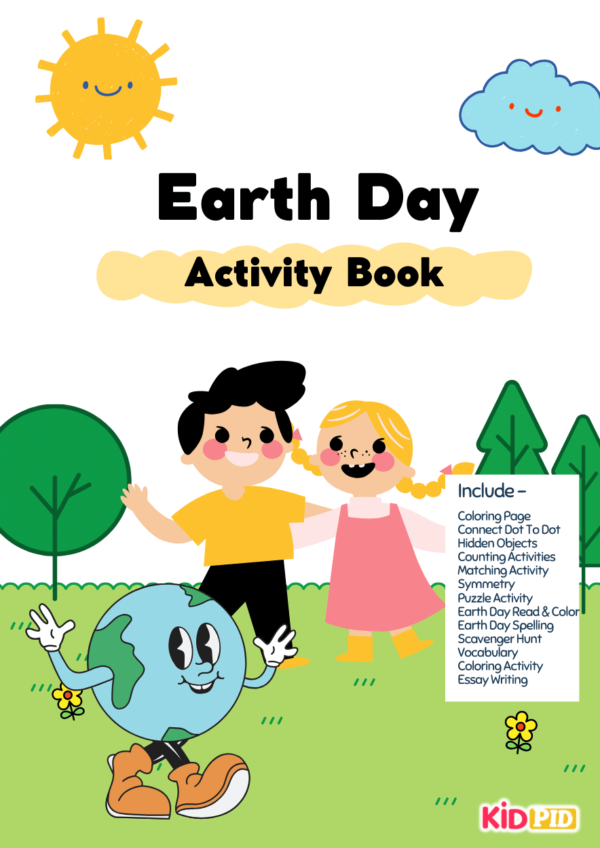 Black & White Earth Day Book