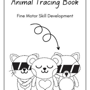 Tracing Animals Fine Motor Tracing Skill Book Worksheet