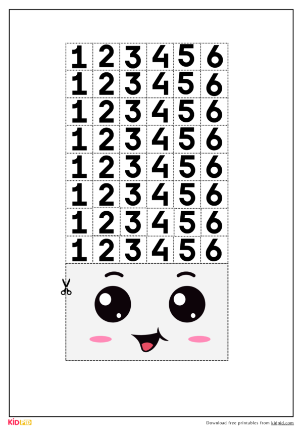 Hair Cut Activity With Number