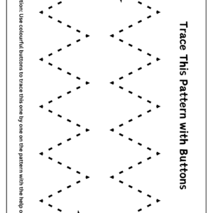 Button Pattern Printable Activity