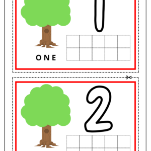 Clay Counting Card Printable Activity
