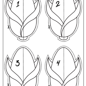 Corn Puzzle Counting Cut Out Printable Activity