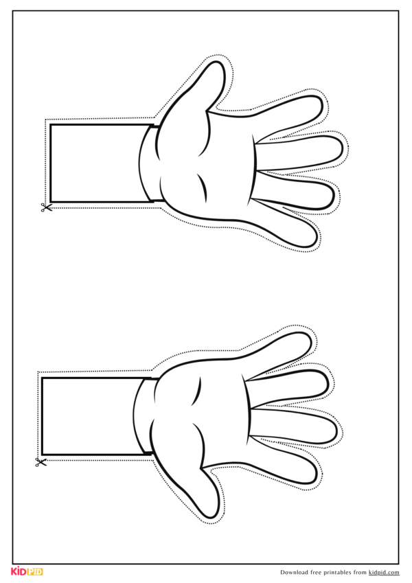 counting hands number learning activity for preschool