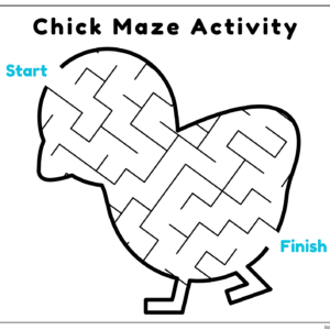 Free Printable Maze Puzzle Activity For Kids
