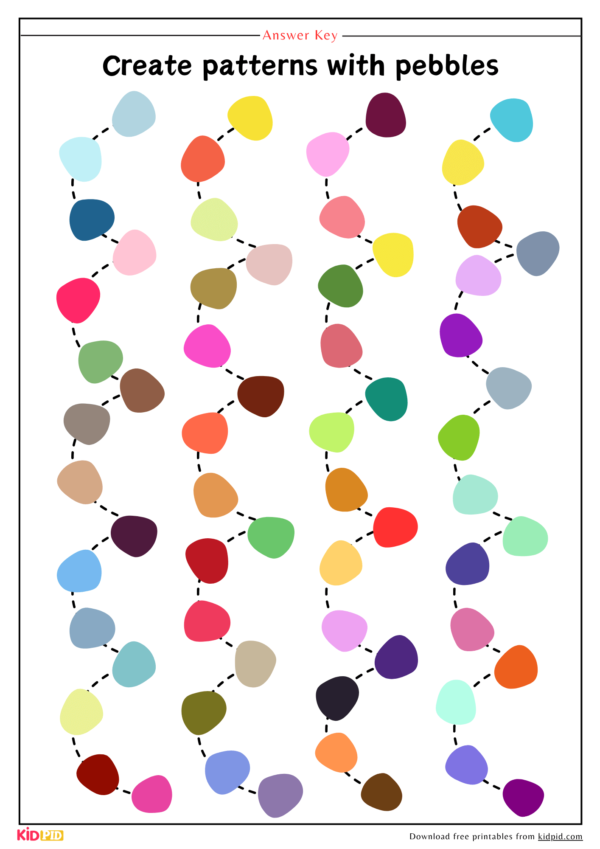 Pebble Pattern Printable Activities