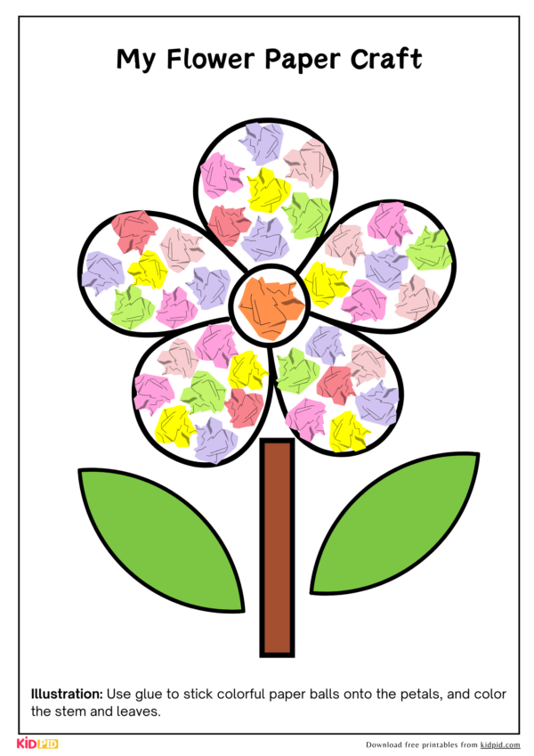 Summer Paper Ball Crafts – Printable Activity