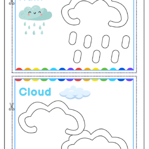 Weather Theme Playdough Printable Activity