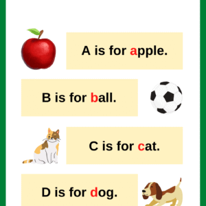 A-Z Reading Book For Kids