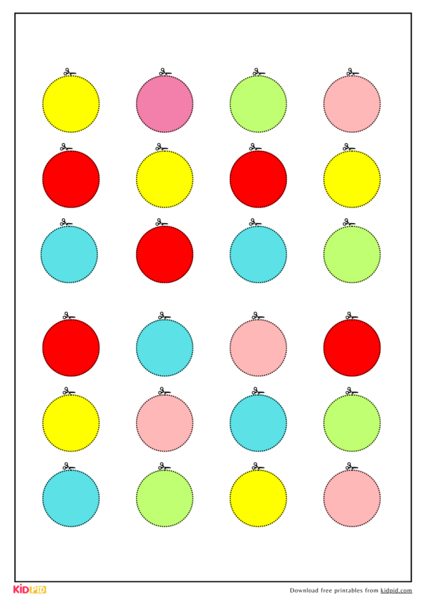 Color Matching Game Activity Using Popsicle Stick