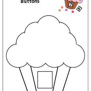 Cupcake Counting Math Activity With Buttons