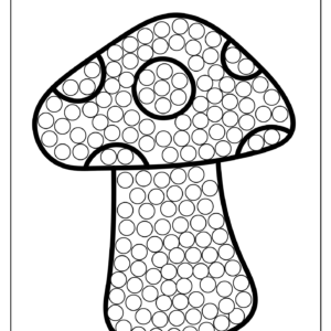 Dot Art Activity – Free for Kids to Print and Paint