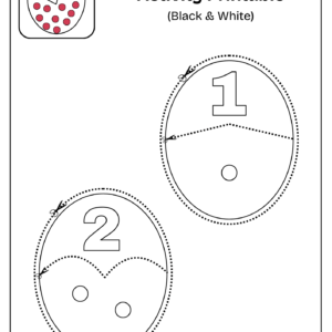 Egg Counting Puzzle Printable Activity