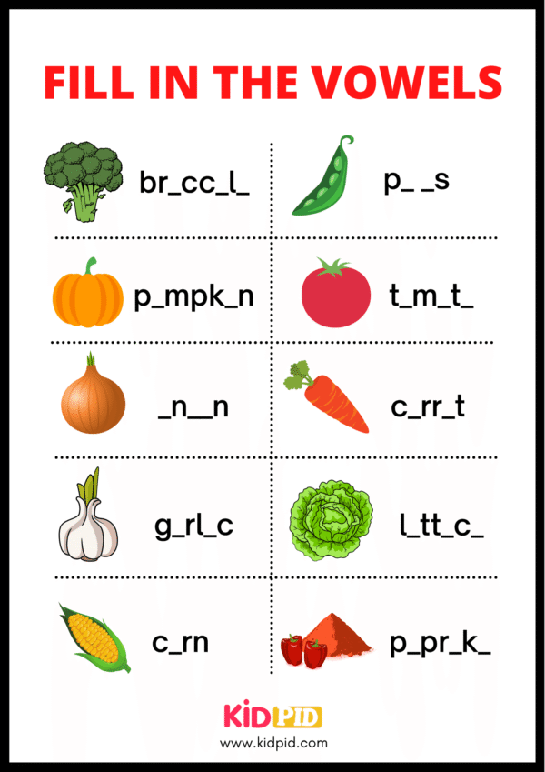 Fill in the Vowels