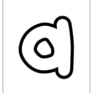 Lowercase Alphabet Tracing Printable With Buttons