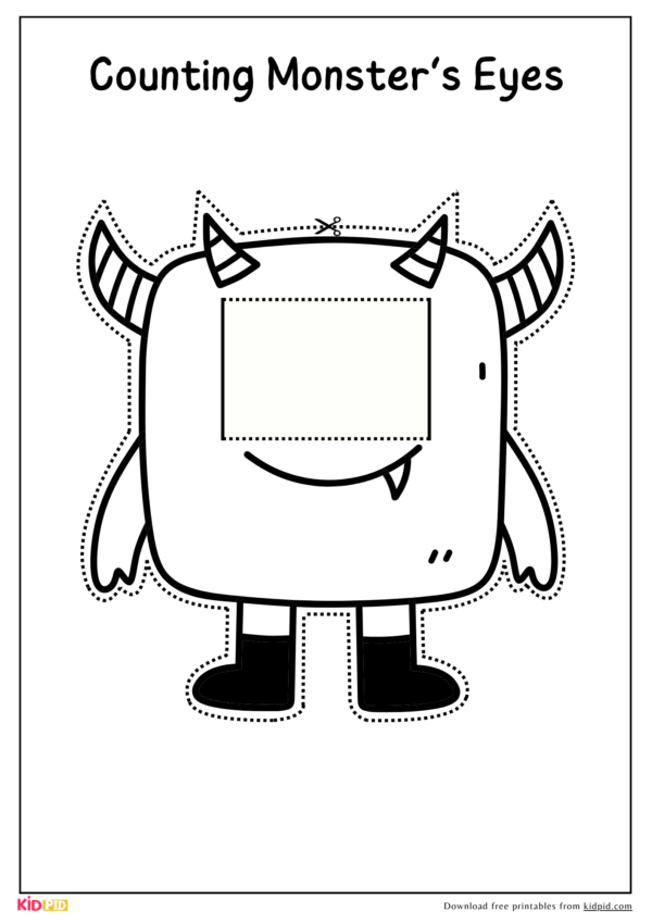 Monster Eye's Counting Board Learning Activity