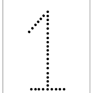Numbers 1-10 Button Placing Fine Motor Skills Activity