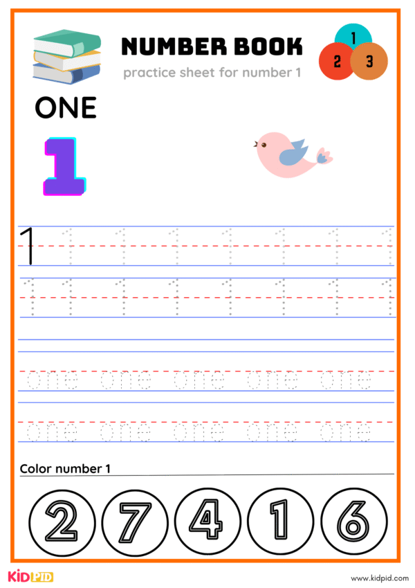 Numbers Tracing Book