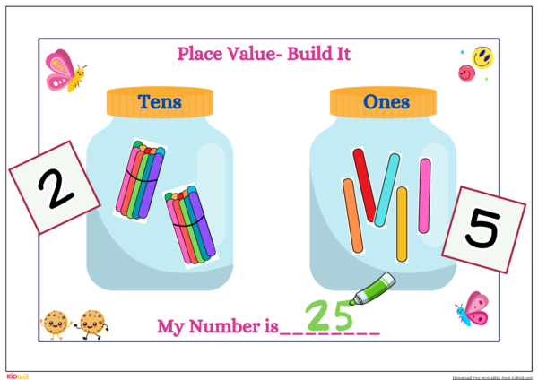 Place Value Worksheet Activity For Kindergarten To Grade 1