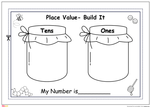Place Value Worksheet Activity For Kindergarten To Grade 1