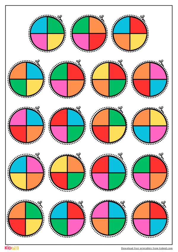 Printable Shape Pattern Brain Development Worksheets