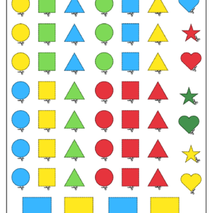 Shape Sorting and Recognition Activity On T-shirt