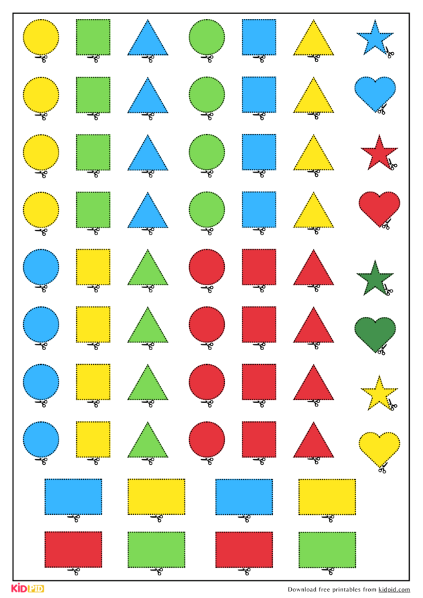 Shape Sorting and Recognition Activity On T-shirt