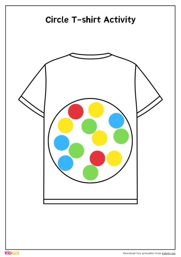 Shape Sorting and Recognition Activity On T-shirt