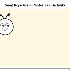 Snail Rope Graph Motor Skill Activity