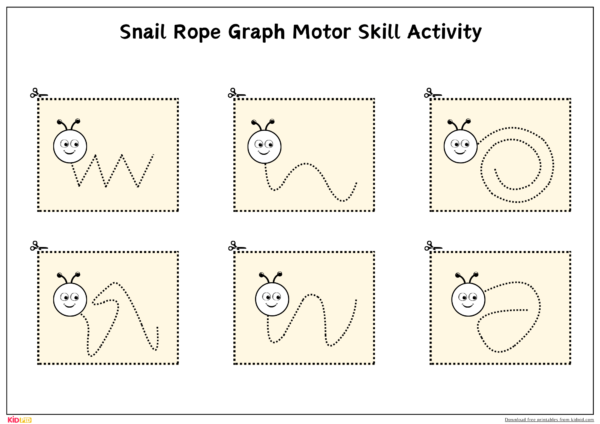 Snail Rope Graph Motor Skill Activity