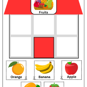 Sorting Words Vocabulary - Cut & Paste Printable Activity