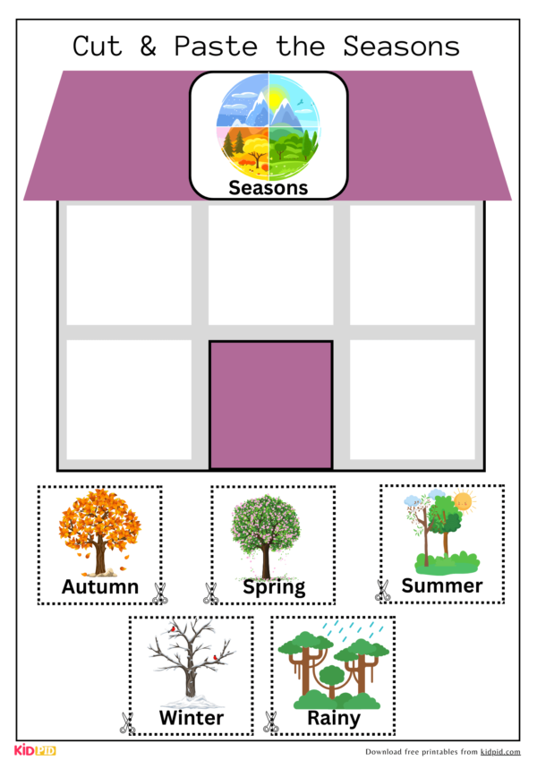 Sorting Words Vocabulary - Cut & Paste Printable Activity