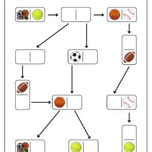 Brain Boosting Domino Match Puzzle Activity For Kids