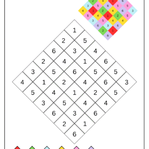 Color-by-Code Activity to Boost Attention and Focus in Kids