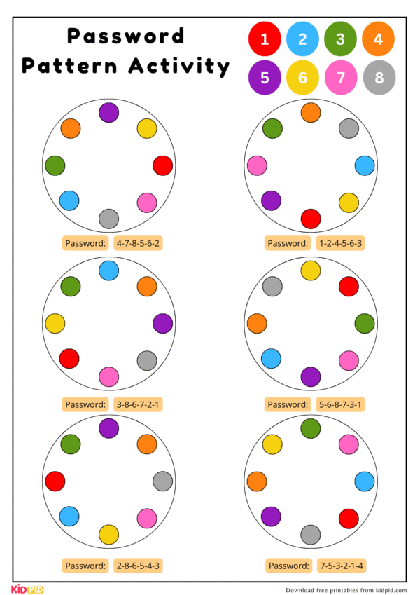 Cut and Paste Color Recognition Activity With Shapes