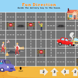 Fun Direction Adventure Game Printable Activity