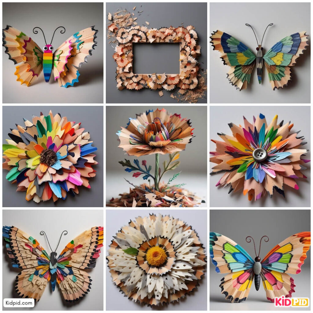 Pencil Shaving Art & Craft