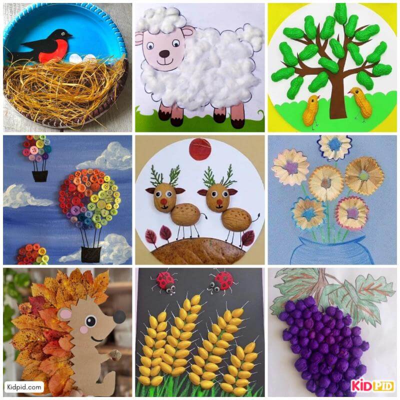 recycled art and craft with everyday waste materials
