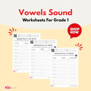 Vowels Sound Worksheets for Grade 1