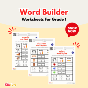 Word Builder Worksheets for Grade 1