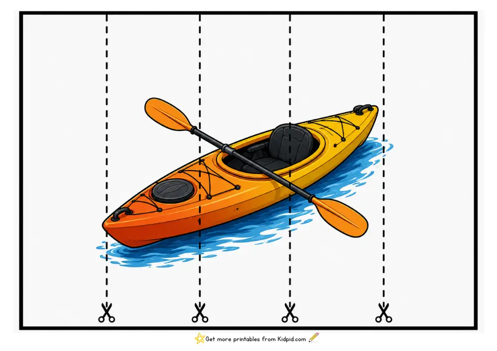 Vehicle Strip Puzzle Printable Worksheets