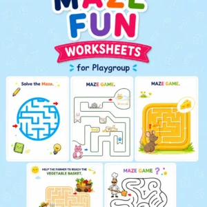 Brain-Boosting Maze Worksheets for Kids